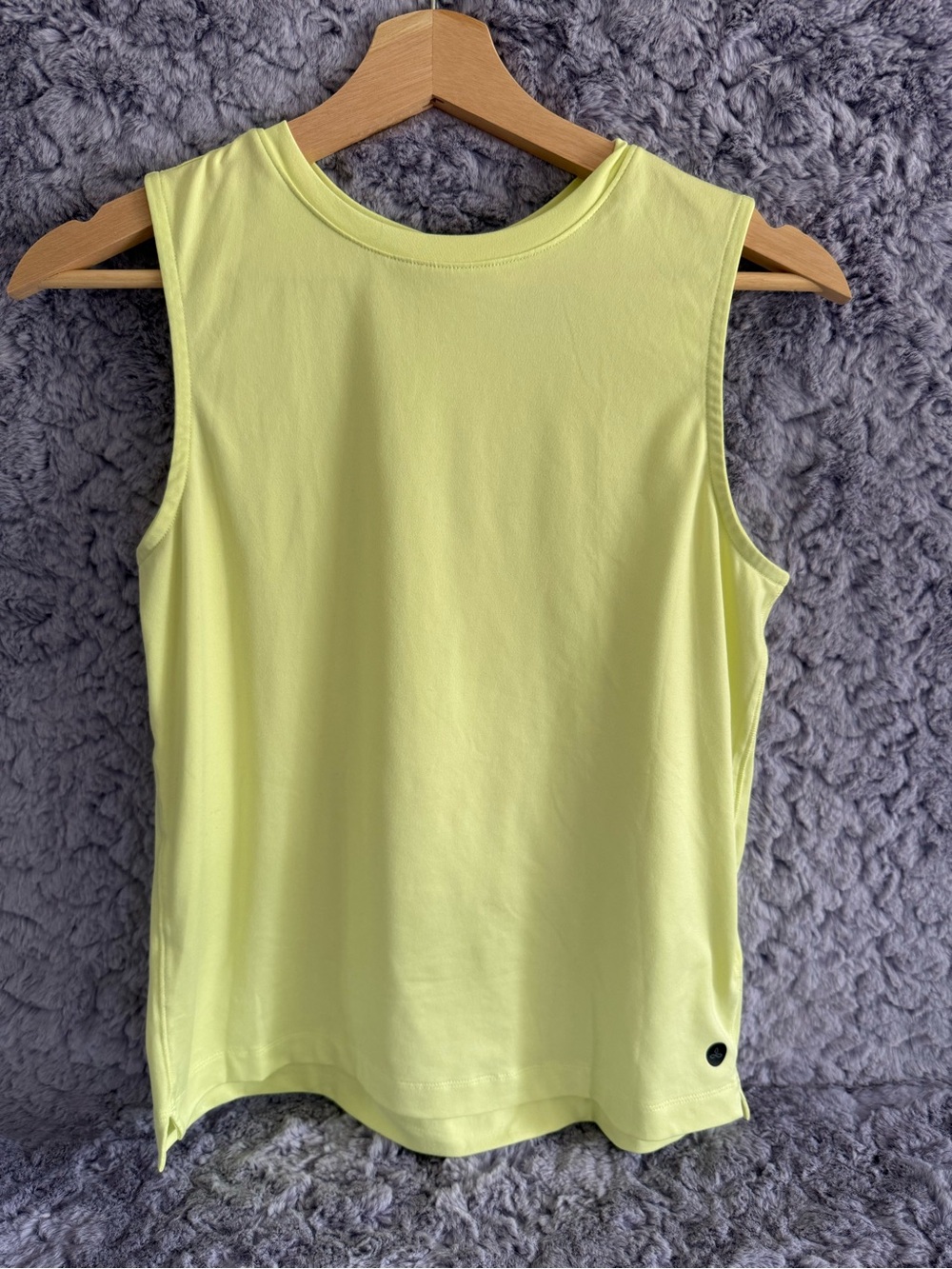 Prana | Soft Yellow Crewneck Tank | XS
